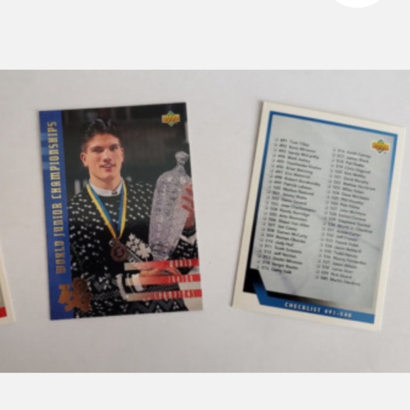 1993/94 UPPER DECK nhl series 2 trading cards - Picture 3 of 3